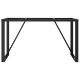 acél étkezőasztallábak O-alakú vázzal 120 x 60 x 73 cm