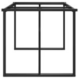 acél étkezőasztallábak O-alakú vázzal 160 x 80 x 73 cm