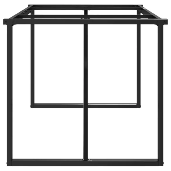 acél étkezőasztallábak O-alakú vázzal 180 x 80 x 73 cm