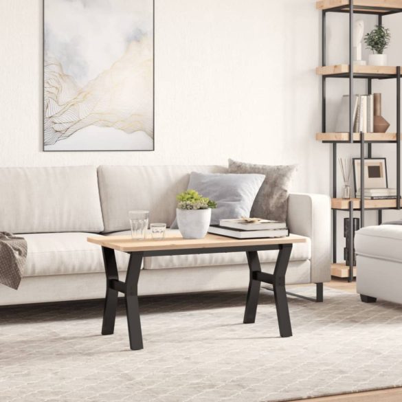 acél dohányzóasztallábak Y-alakú vázzal 80 x 40 x 43 cm