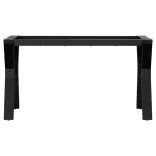 acél dohányzóasztallábak Y-alakú vázzal 80 x 40 x 43 cm