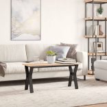 acél dohányzóasztallábak Y-alakú vázzal 90 x 30 x 43 cm