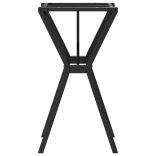 acél étkezőasztallábak Y-alakú vázzal 50 x 40 x 73 cm