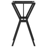 acél étkezőasztallábak Y-alakú vázzal 60 x 40 x 73 cm