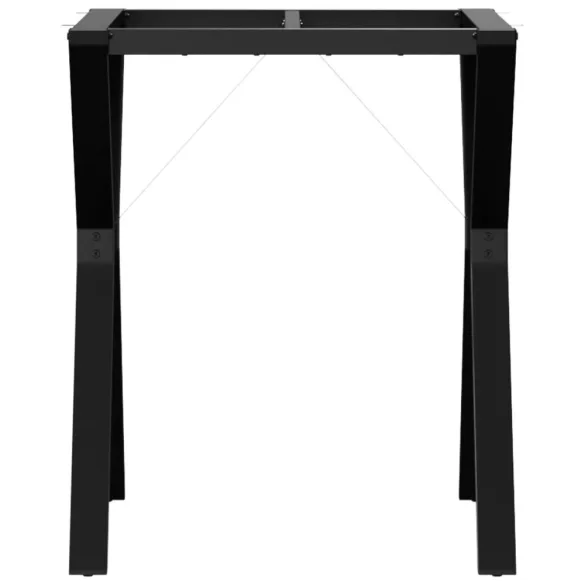 acél étkezőasztallábak Y-alakú vázzal 60 x 60 x 73 cm