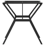 acél dohányzóasztallábak Y-alakú vázzal 70 x 70 x 73 cm