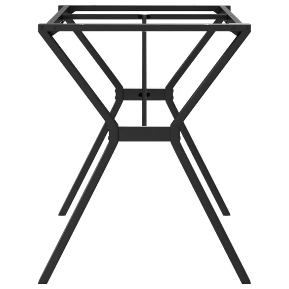 acél étkezőasztallábak Y-alakú vázzal 120 x 60 x 73 cm