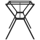 acél étkezőasztallábak Y-alakú vázzal 140 x 60 x 73 cm