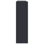 szürke tükrös fürdőszobaszekrény LED-del 45 x 13 x 52 cm