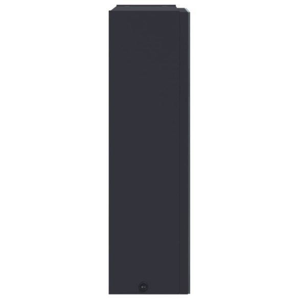 szürke tükrös fürdőszobaszekrény LED-del 45 x 13 x 52 cm