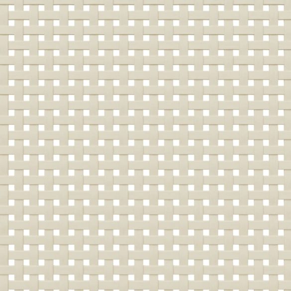 SENJA fehér rattanhatású tömör fenyő tévészekrény 112x40x80 cm