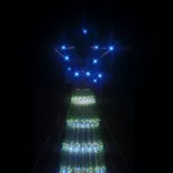 kék LED karácsonyfa 275 LED 180 cm