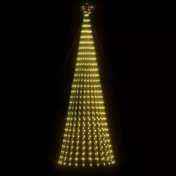 meleg fehér LED karácsonyfa 688 LED 300 cm