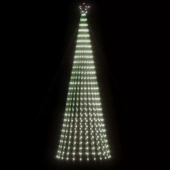 hideg fehér LED karácsonyfa 688 LED 300 cm