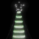 hideg fehér LED karácsonyfa 688 LED 300 cm