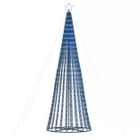 kék LED karácsonyfa 688 LED 300 cm