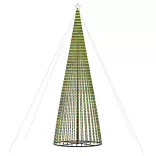 színes LED karácsonyfa 1544 LED 500 cm