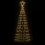 meleg fehér LED karácsonyfa tüskékkel 220 LED 180 cm