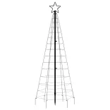 meleg fehér LED karácsonyfa tüskékkel 220 LED 180 cm