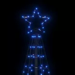kék LED karácsonyfa tüskékkel 220 LED 180 cm