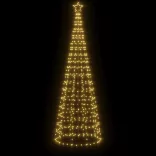 meleg fehér LED karácsonyfa tüskékkel 570 LED 300 cm