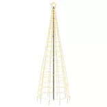 meleg fehér LED karácsonyfa tüskékkel 570 LED 300 cm