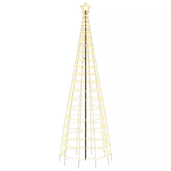 meleg fehér LED karácsonyfa tüskékkel 570 LED 300 cm