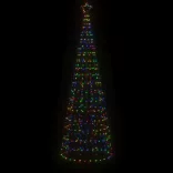 színes LED karácsonyfa tüskékkel 570 LED 300 cm