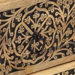 tömör mangófa éjjeliszekrény 40 x 33 x 46 cm