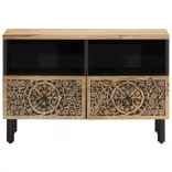 tömör mangófa TV-szekrény 70 x 33 x 46 cm