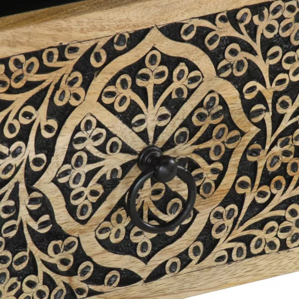 tömör mangófa éjjeliszekrény 40 x 33 x 46 cm