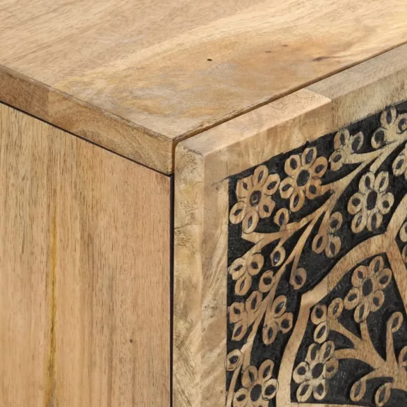 tömör mangófa TV-szekrény 105 x 33 x 46 cm