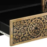 tömör mangófa TV-szekrény 105 x 33 x 46 cm