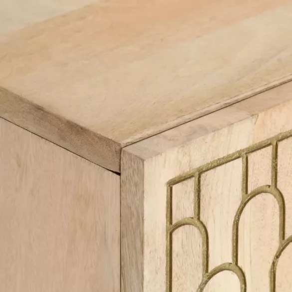 tömör mangófa TV-szekrény 105 x 33 x 46 cm