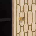 tömör mangófa TV-szekrény 105 x 33 x 46 cm