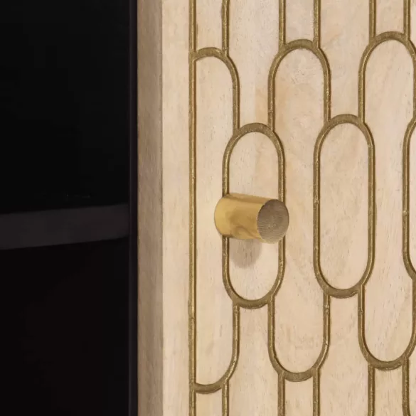 tömör mangófa TV-szekrény 105 x 33 x 46 cm