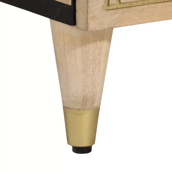 tömör mangófa TV-szekrény 105 x 33 x 46 cm