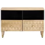 tömör mangófa TV-szekrény 70 x 33 x 46 cm