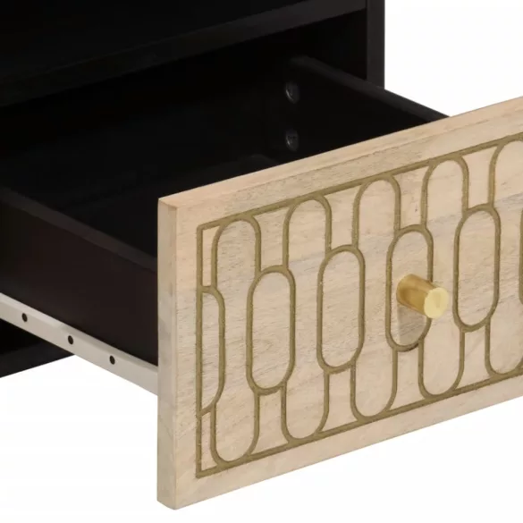 tömör mangófa TV-szekrény 70 x 33 x 46 cm