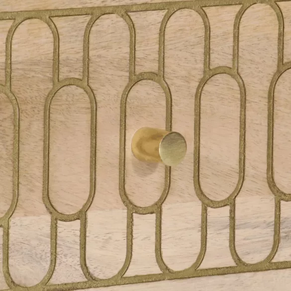 tömör mangófa TV-szekrény 70 x 33 x 46 cm