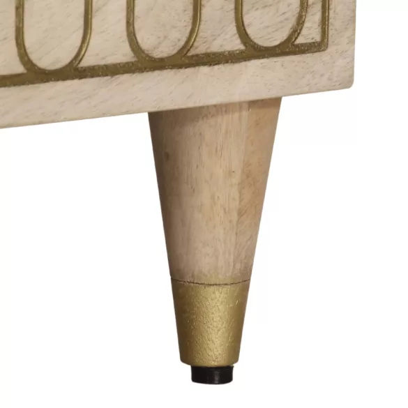 tömör mangófa TV-szekrény 70 x 33 x 46 cm