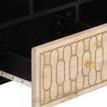 tömör mangófa TV-szekrény 100 x 33 x 46 cm