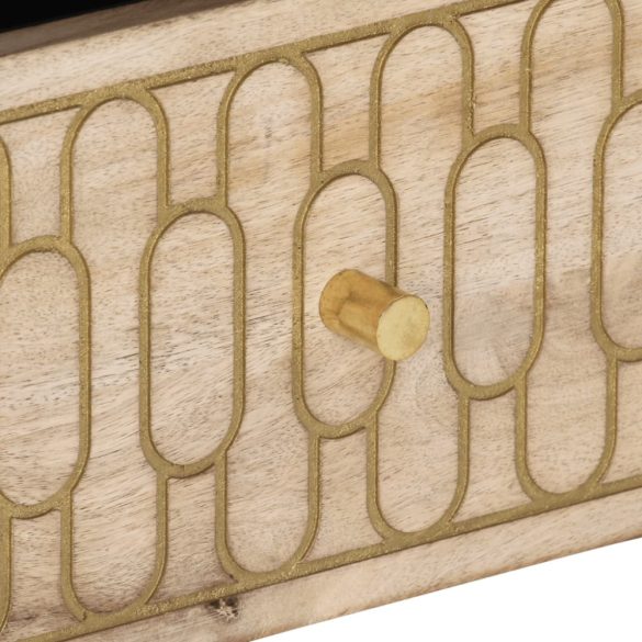 tömör mangófa TV-szekrény 100 x 33 x 46 cm