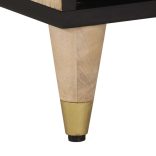 tömör mangófa TV-szekrény 100 x 33 x 46 cm