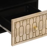 tömör mangófa TV-szekrény 100 x 33 x 46 cm