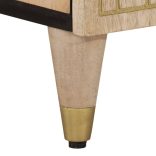 tömör mangófa TV-szekrény 100 x 33 x 46 cm