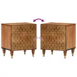 tömör mangófa éjjeliszekrény 40 x 33 x 46 cm