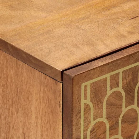 tömör mangófa éjjeliszekrény 40 x 33 x 46 cm