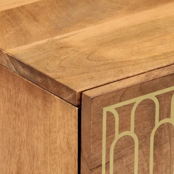 tömör mangófa éjjeliszekrény 40 x 33 x 46 cm