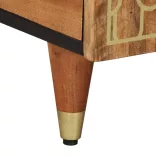 tömör mangófa dohányzóasztal 100 x 54 x 40 cm